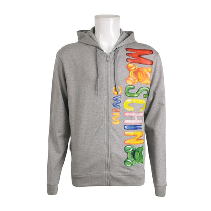 Moschino S Cotton Logo Hooded Jacket