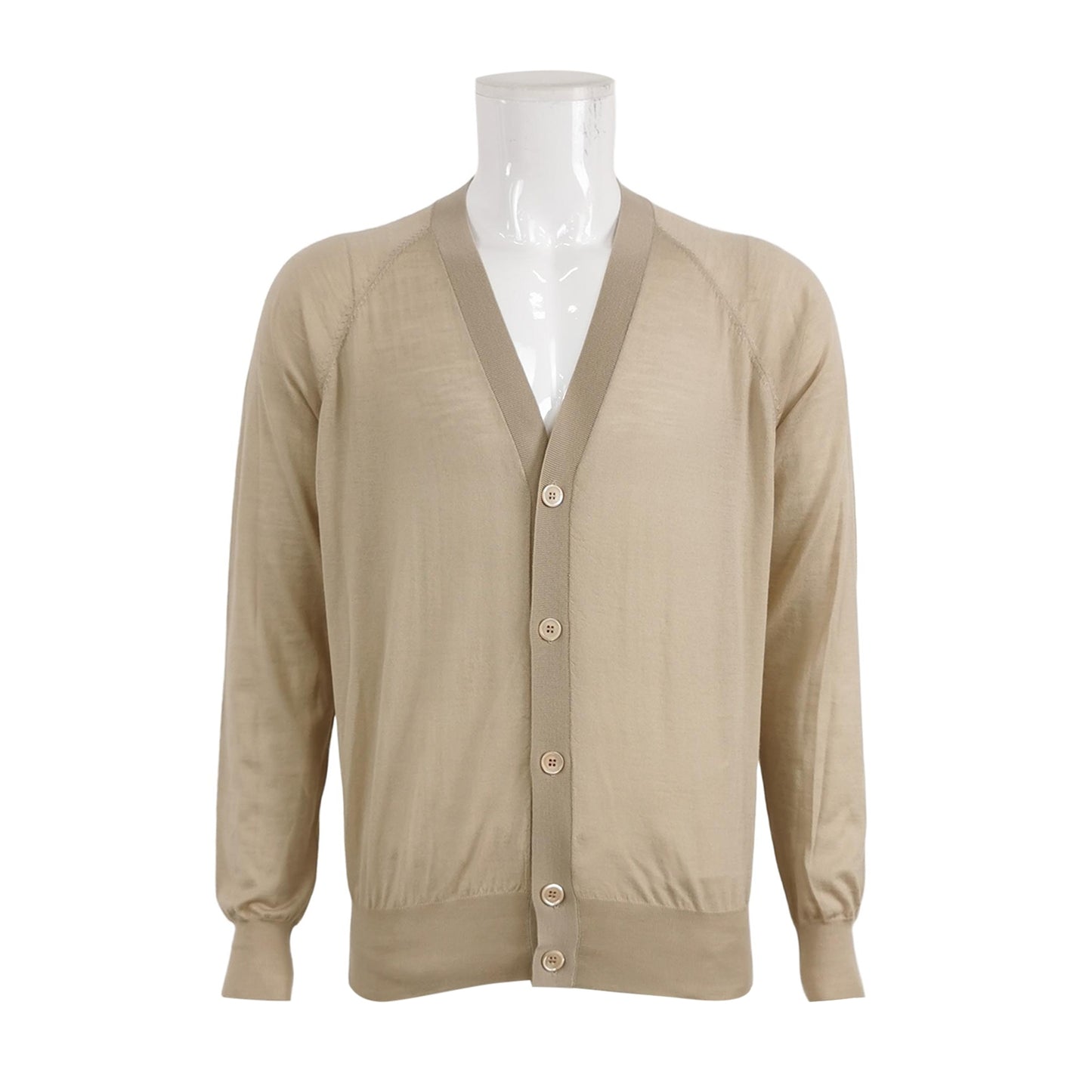Prada Wool V-Neck Single-Breasted Cardigan M