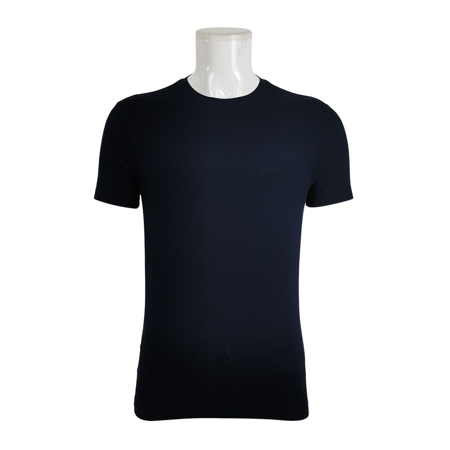 Prada XS Cotton Logo Crew Neck Short Sleeve T-Shirt