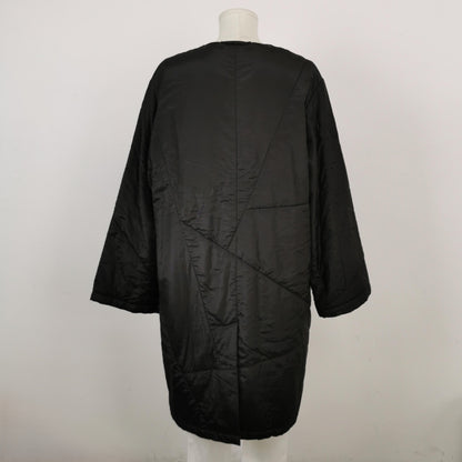 Acne Studios Cotton V-Neck Single-Breasted Padded Coat M