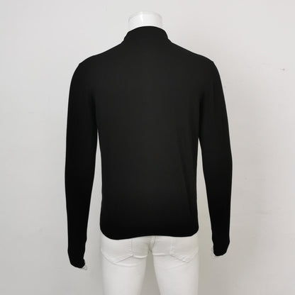 Prada Solid Collar Cotton Knit Shirt S