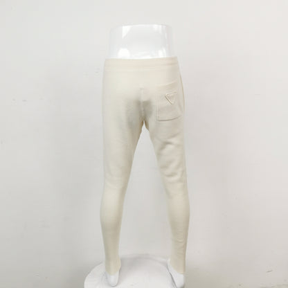 Prada M Beige Fitted Sweatpants