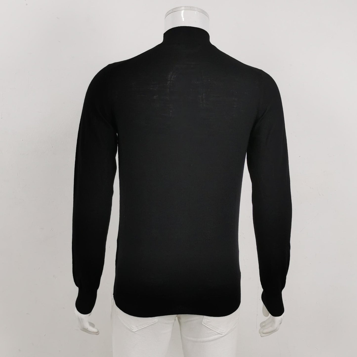 Prada Wool Solid Turtleneck Knit Sweater Size 46