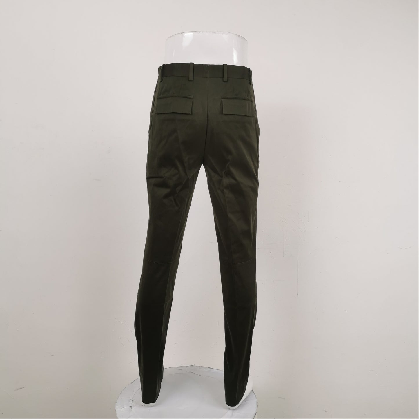 Balenciaga Cotton Solid Color Slim Trousers XS