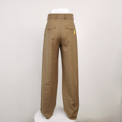 Like- Gucci Wool Solid Beige Trousers XS