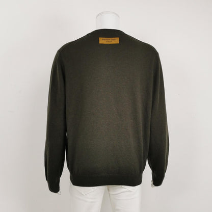 Louis Vuitton Cashmere-Silk Blend Long-Sleeve Sweater XL