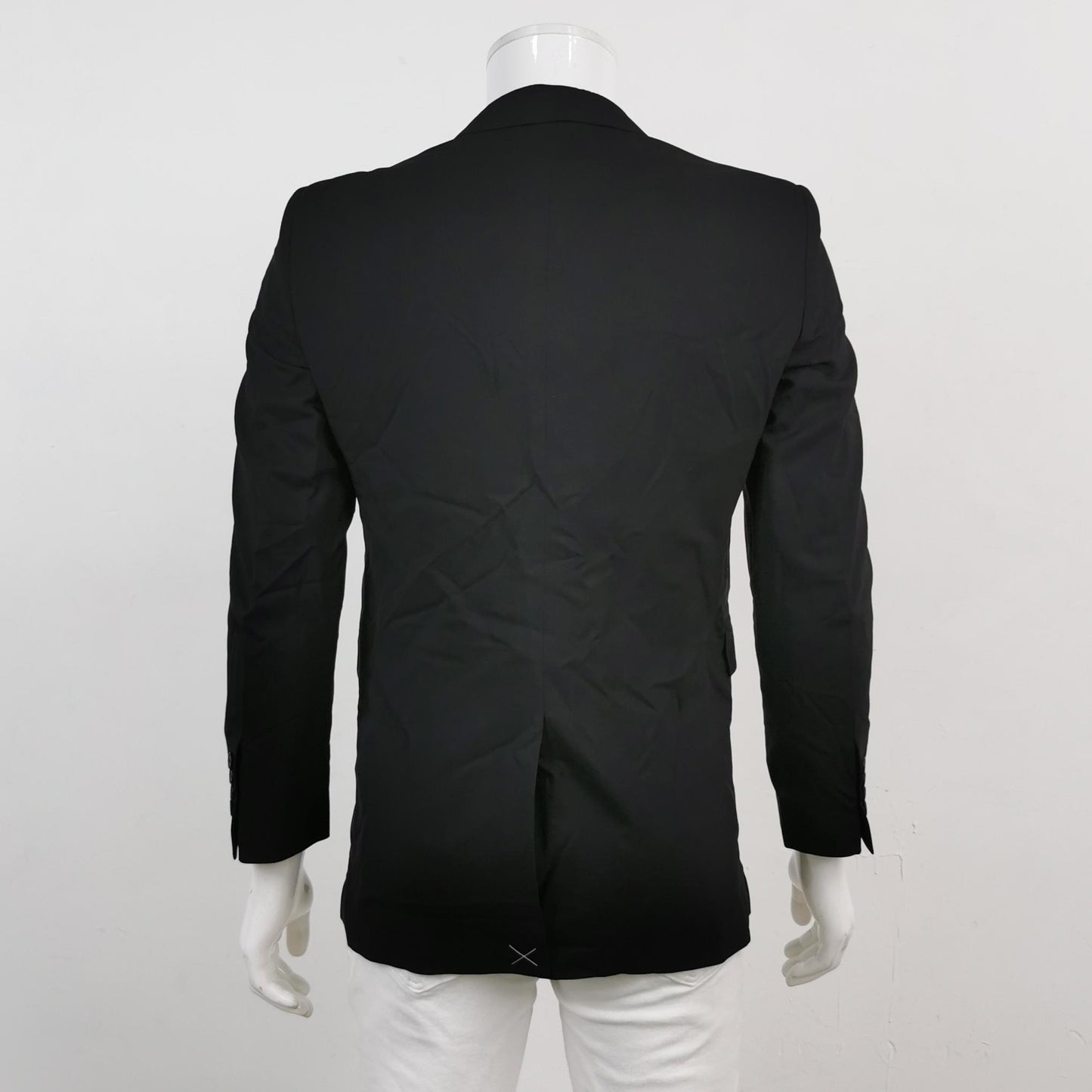 Burberry Wool Single-Breasted Lapel Coat S/46