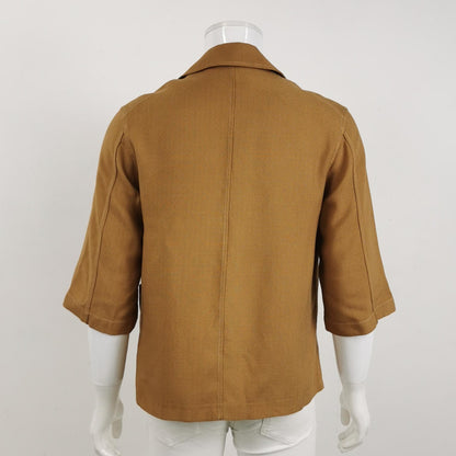 Gucci S Size Brown Cotton Jacket