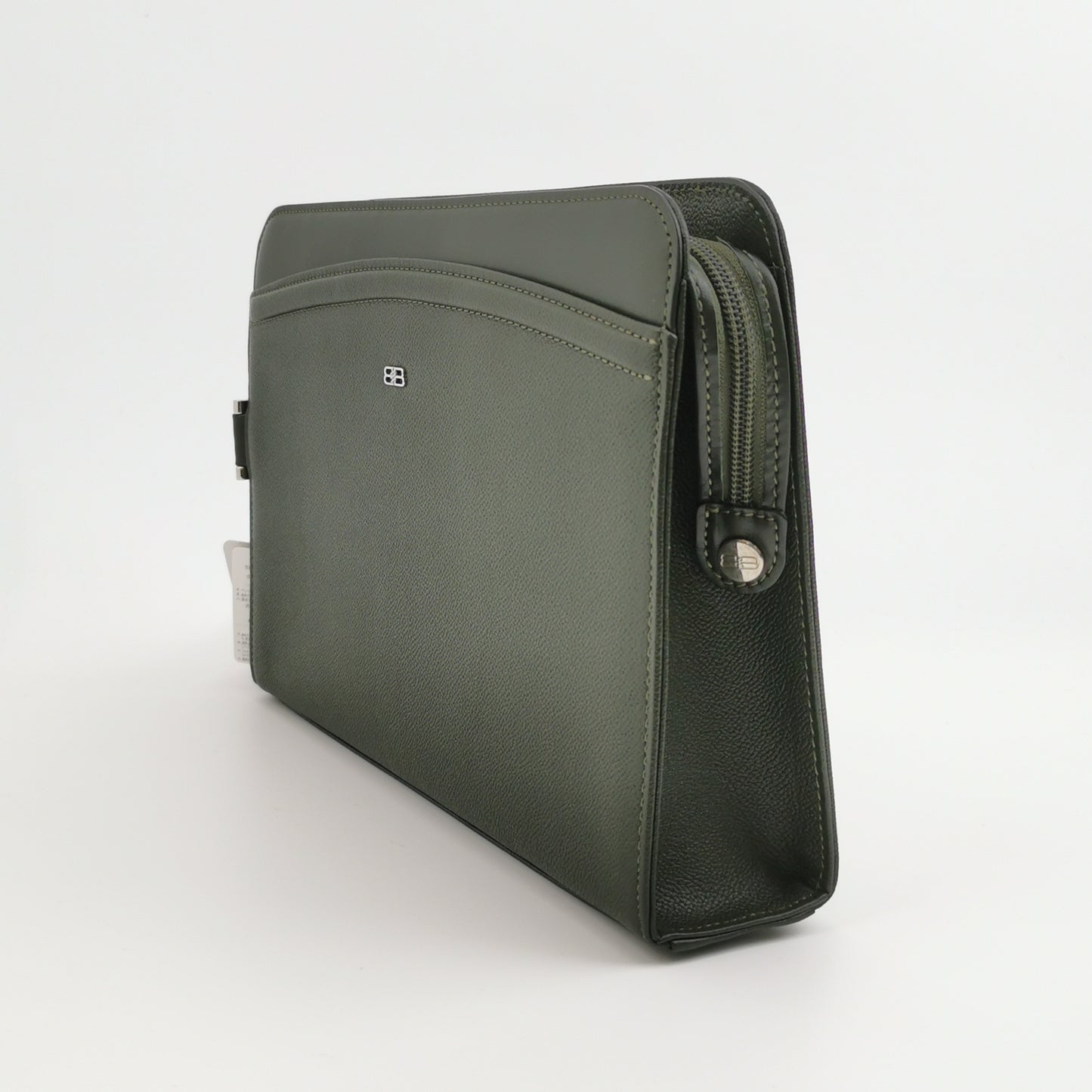 Balenciaga ACE Collab Calfskin Solid Vintage Clutch