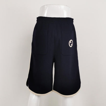 Gucci Wool Blend Interlocking GG Elastic Waist Shorts XS