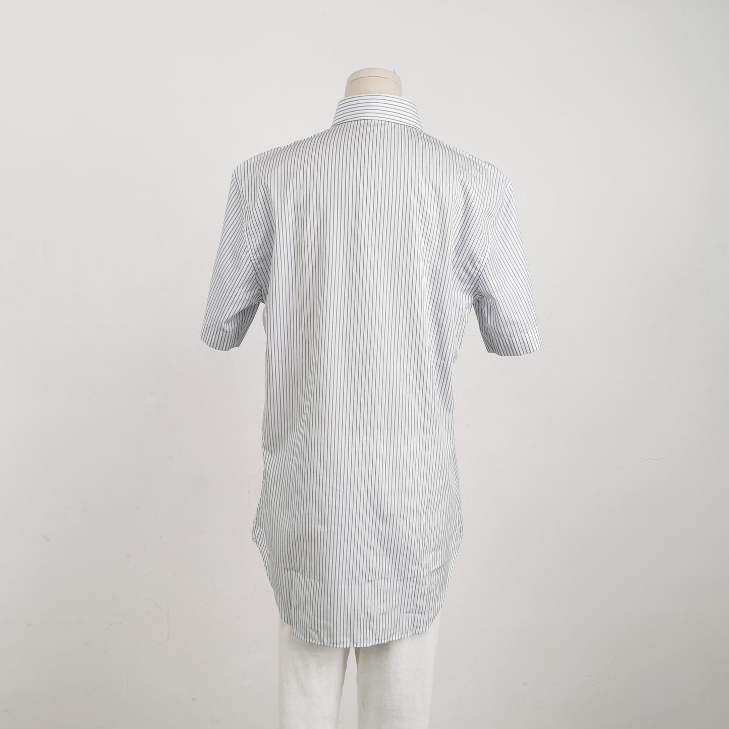 Dior Striped CD Embroidery Short-Sleeve Shirt