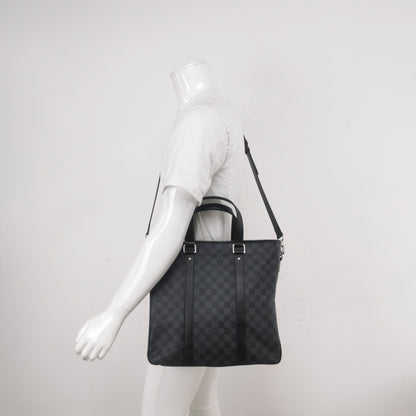 Louis Vuitton Damier Graphite Tadao Crossbody Briefcase