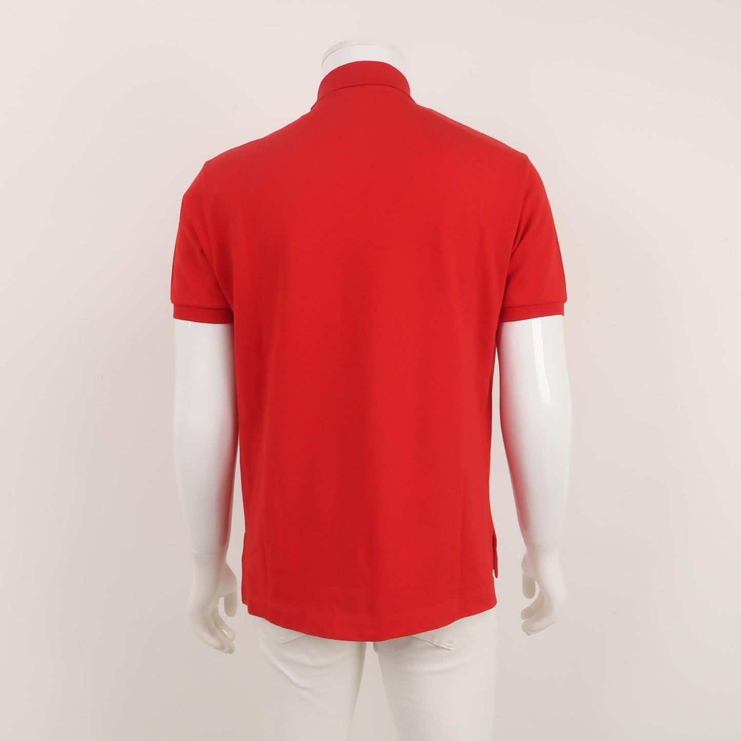 Gucci x adidas Red Cotton Logo Polo Shirt S