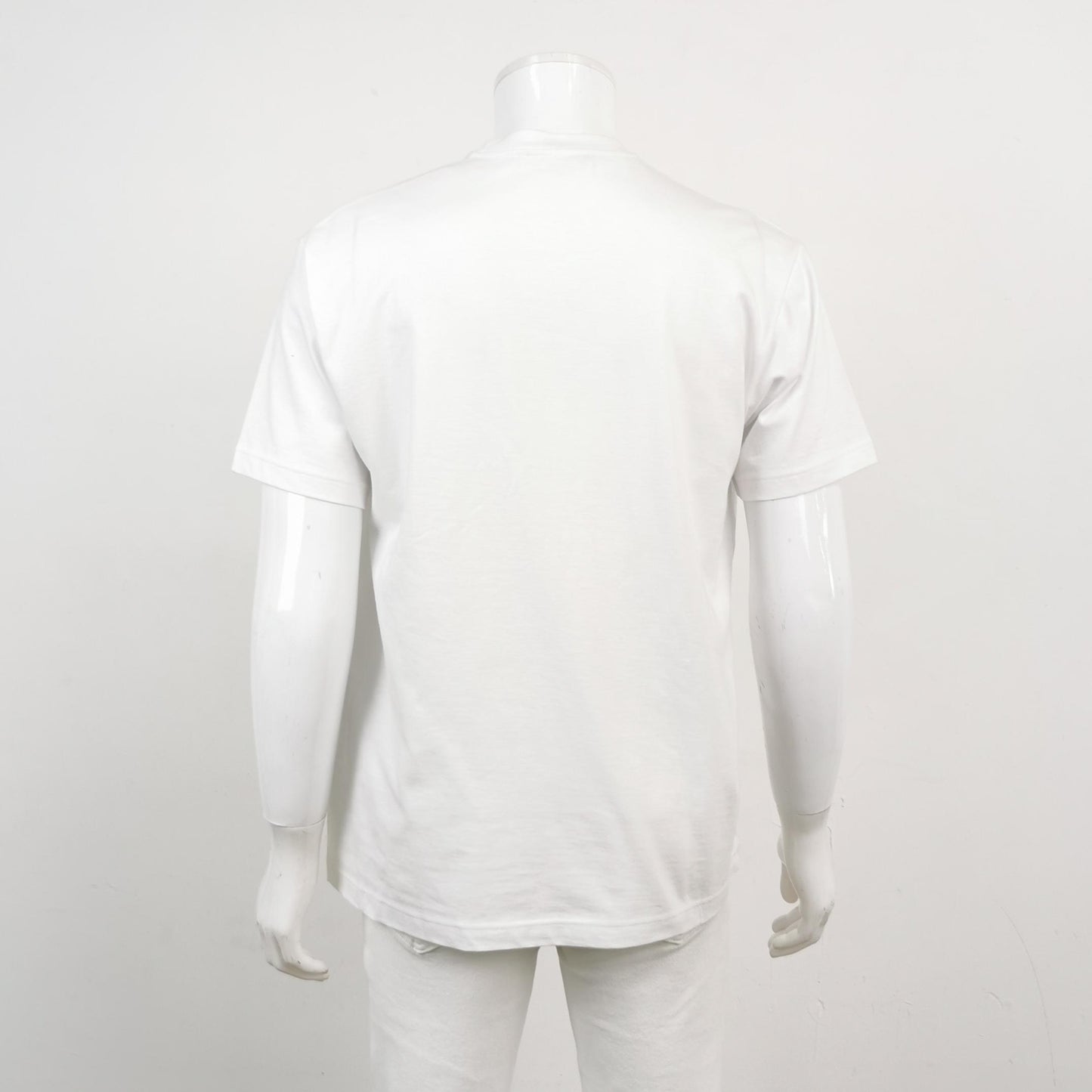 Gucci M Size Cotton Logo Crew Neck T-Shirt