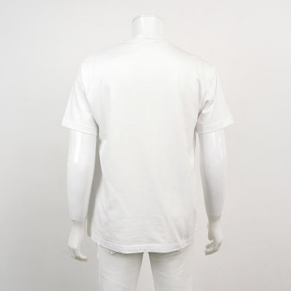 Gucci M Size Cotton Logo Crew Neck T-Shirt