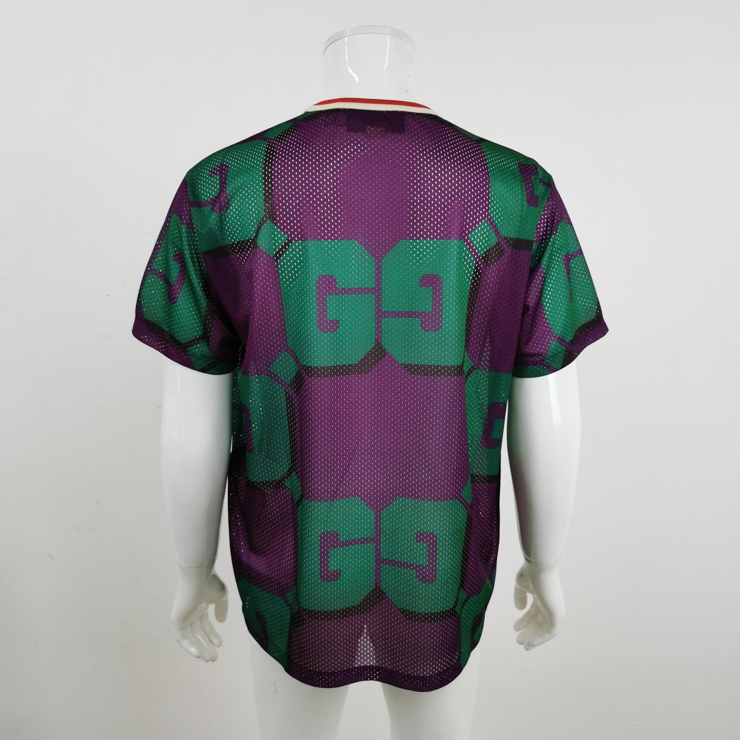Gucci Colorblock Double G Logo Crew Neck T-Shirt M