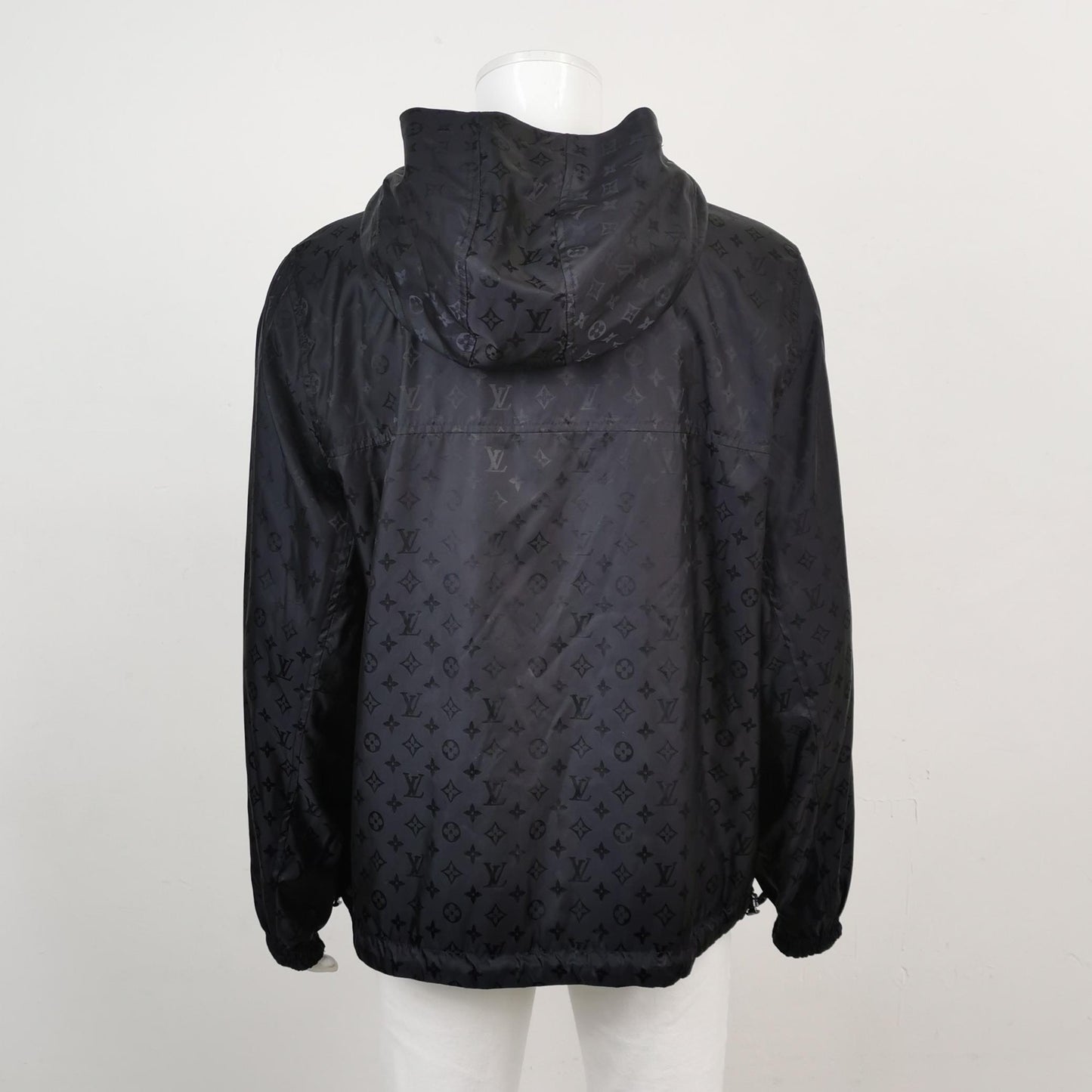 Louis Vuitton Monogram Hooded Zip Reversible Jacket L