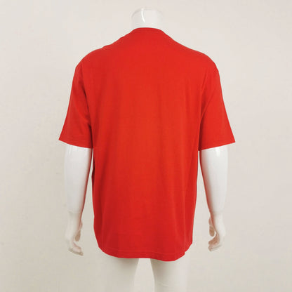 Balenciaga M Size Cotton Logo Crew Neck T-Shirt