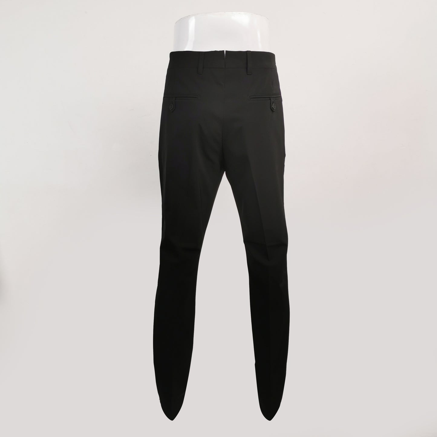 Prada Solid Color Buttoned Trousers (Size 48)