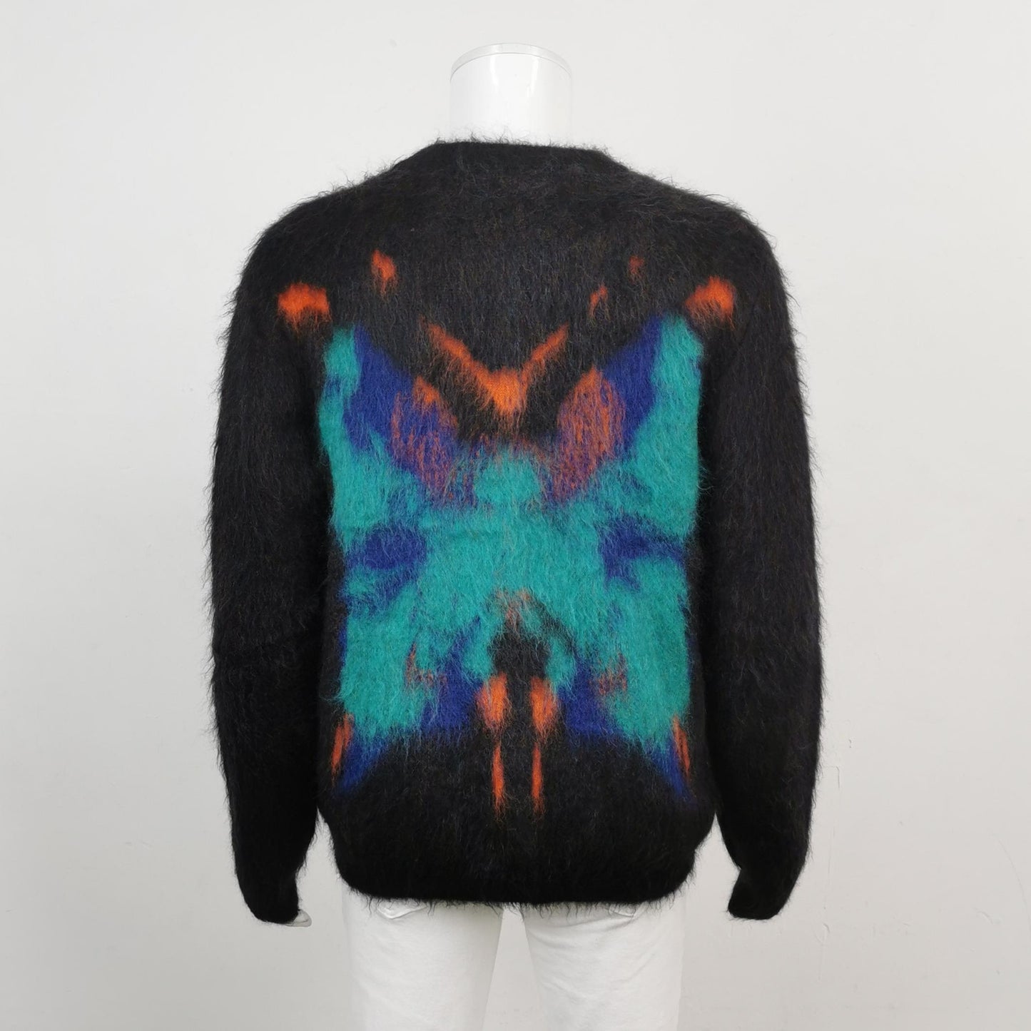 Louis Vuitton Mohair Butterfly Print Crewneck Sweater