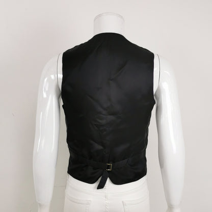 Louis Vuitton Solid Wool Blend Vest Size 48