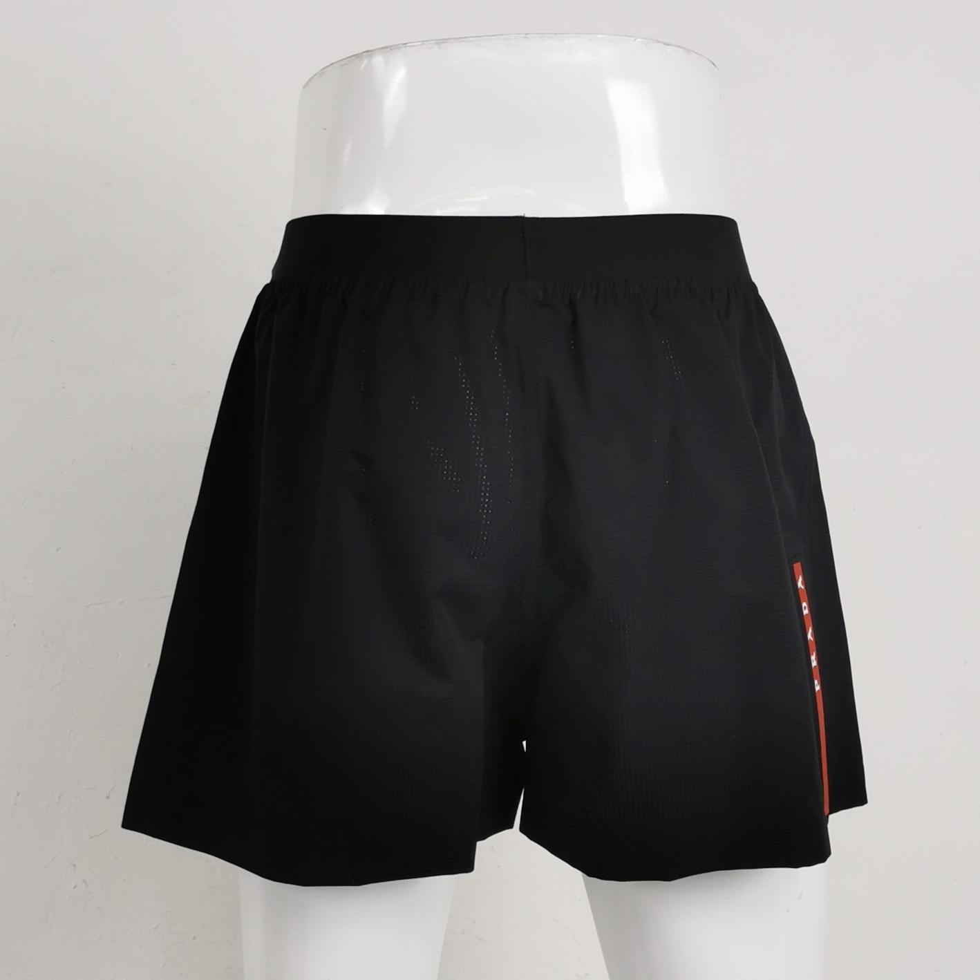 Prada Solid Letter Logo Shorts S Size