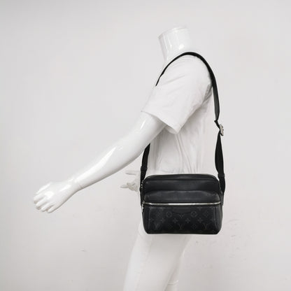 Louis Vuitton Outdoor Leather Zip Reporter Crossbody