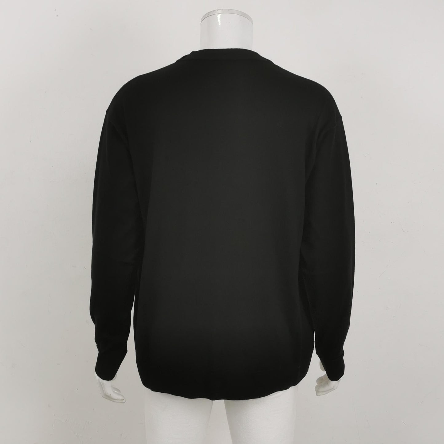 Loewe XL Wool V-Neck Single-Breasted Cardigan