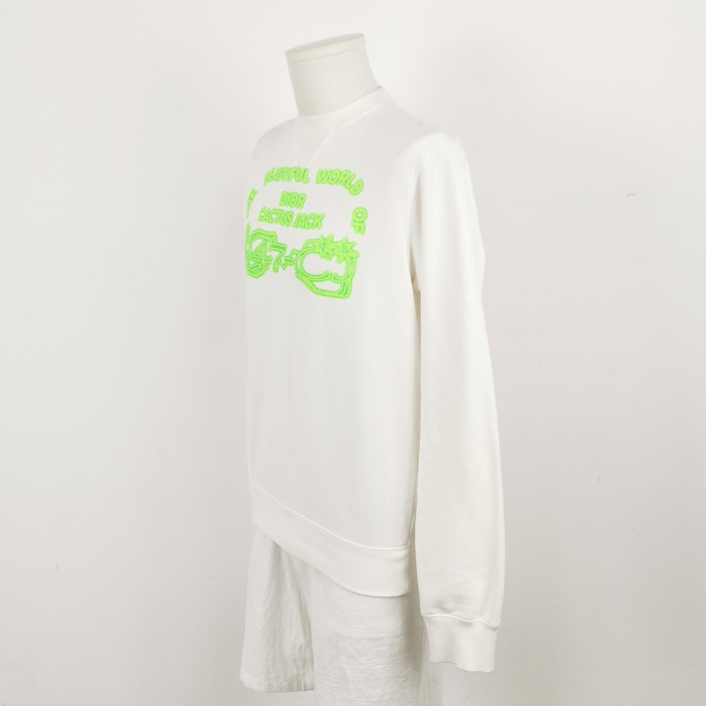 Dior Cactus Jack Collab Cotton Crewneck Sweatshirt XS