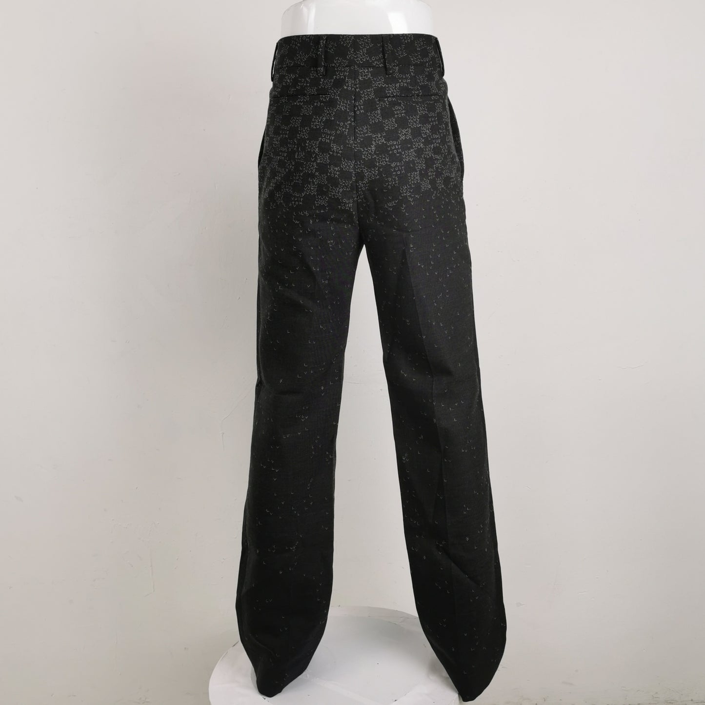 Louis Vuitton S Size Wool Patterned Pants