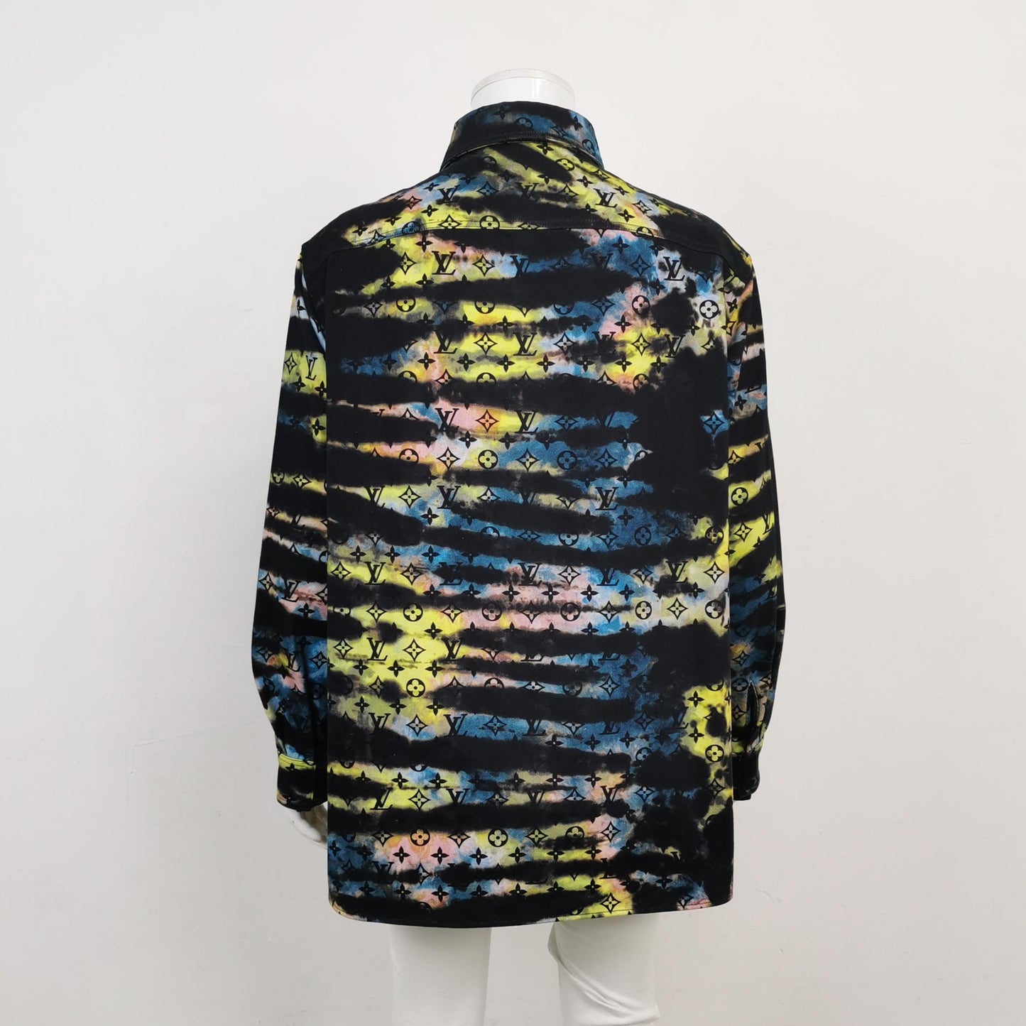 Louis Vuitton Monogram Cotton Long-Sleeve Shirt M