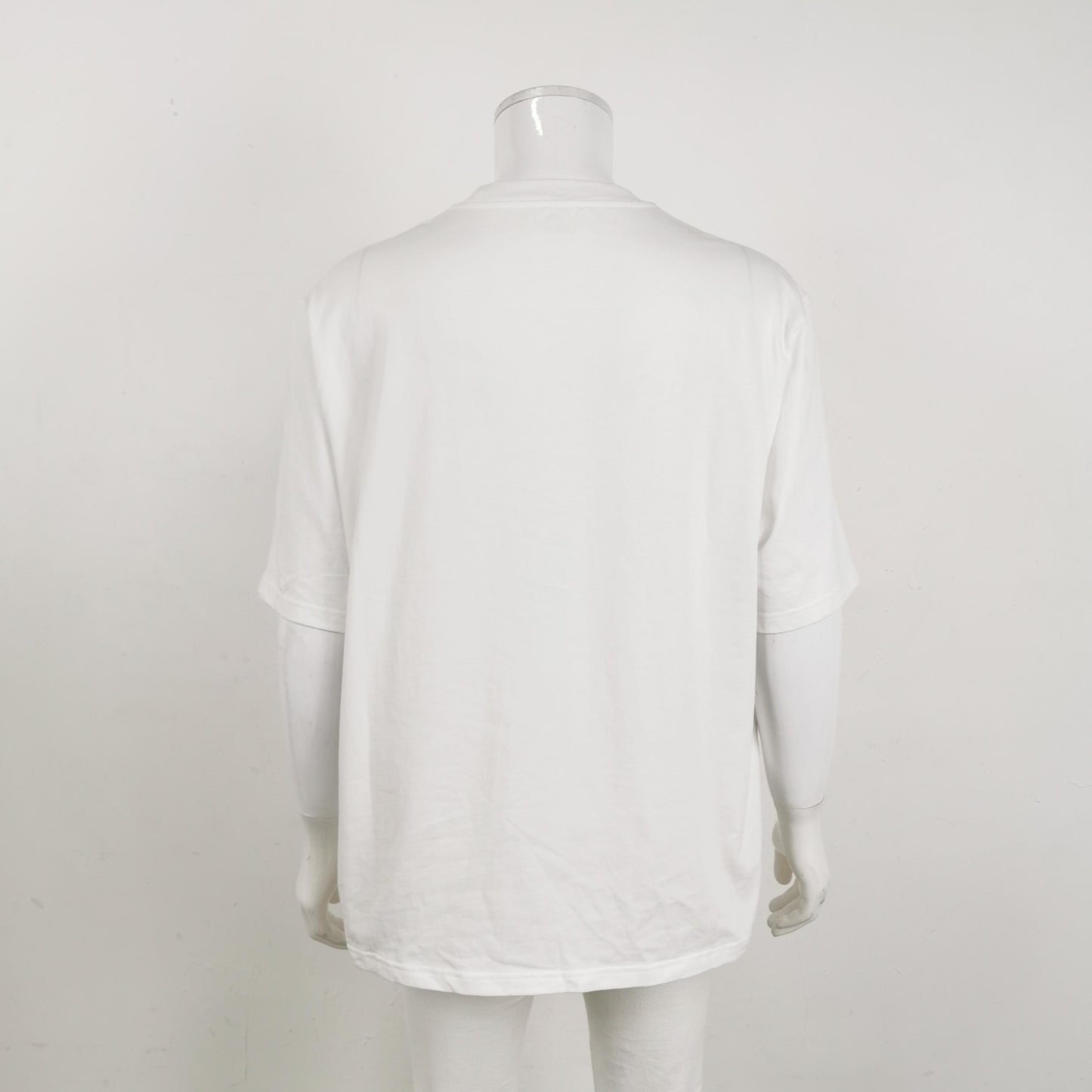 AMI Alexandre Mattiussi White Heart Cotton T-Shirt XXL