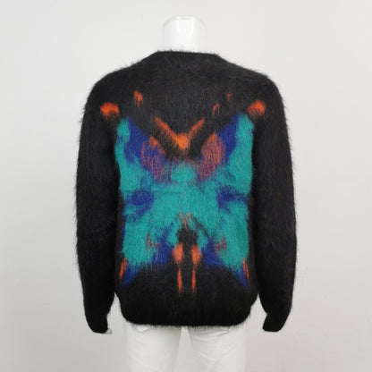 Louis Vuitton Mohair Butterfly Print Crewneck Sweater