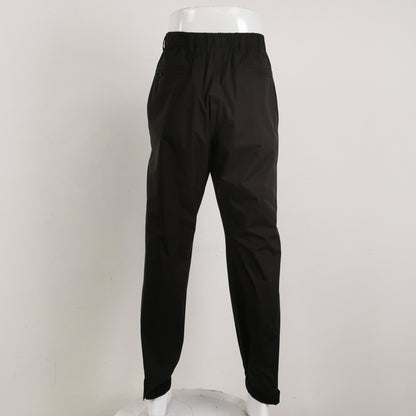 Prada Black Tailored Ankle-Cuff Pants M