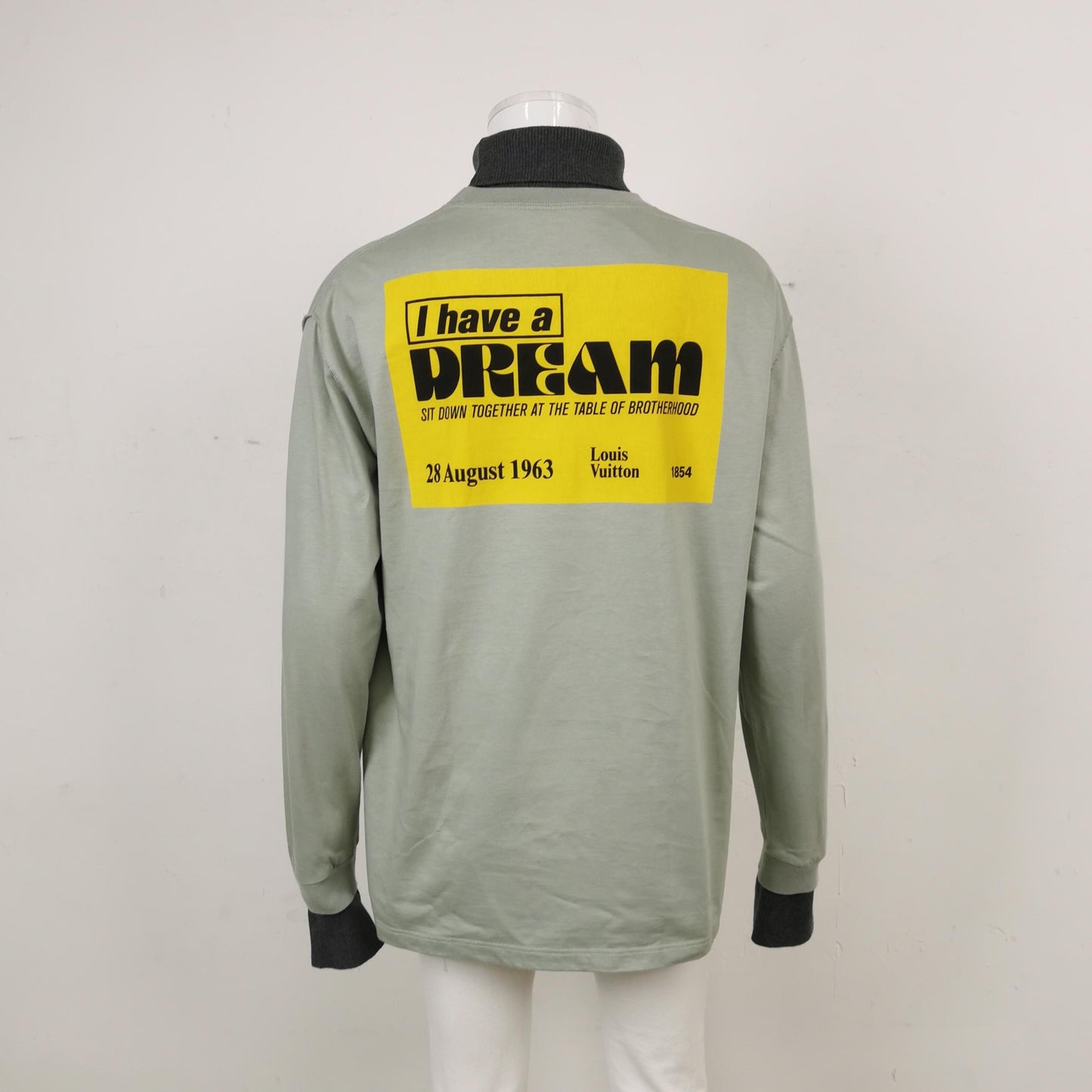 Louis Vuitton Cotton Logo Turtleneck Top XXL