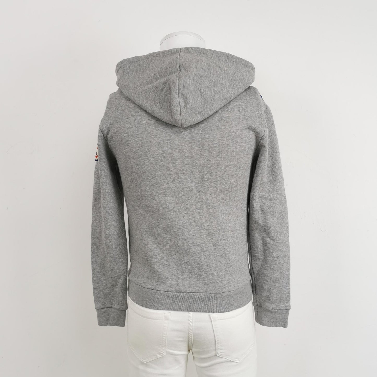 Gucci Gray Cotton Hoodie with Double G Logo