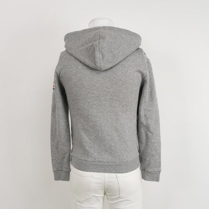 Gucci Gray Cotton Hoodie with Double G Logo