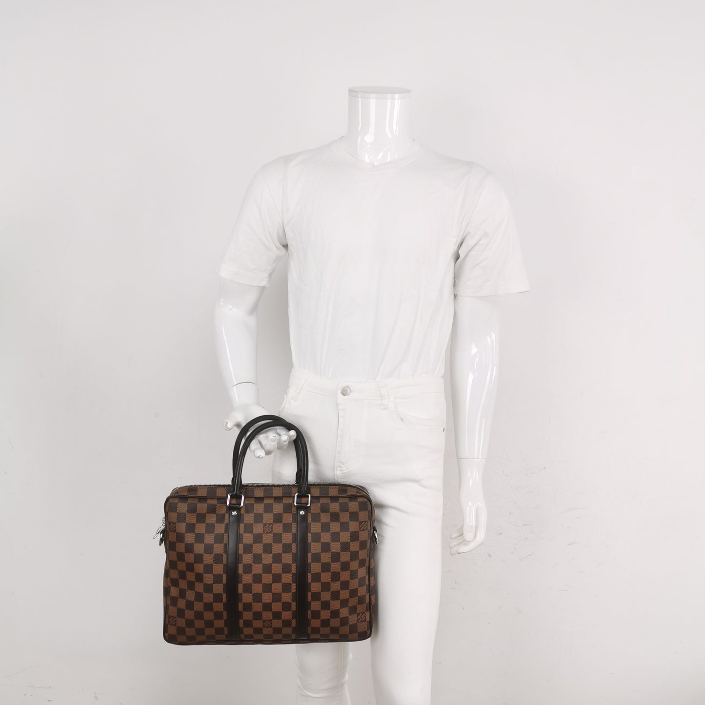 Louis Vuitton Damier Porte Documents Handbag