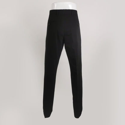 Prada Unused Solid Black Trousers L/50