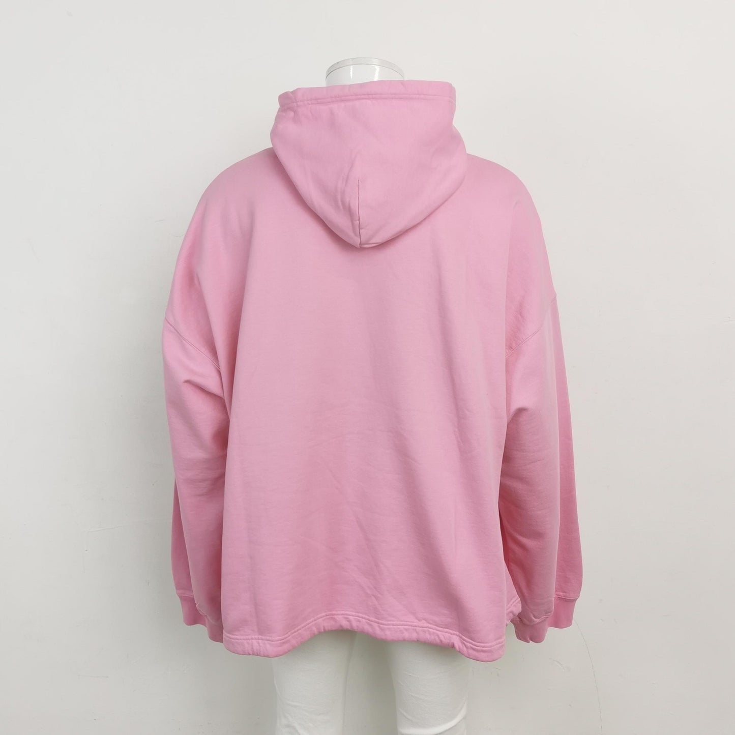 Balenciaga Cotton Logo Hoodie M Pink