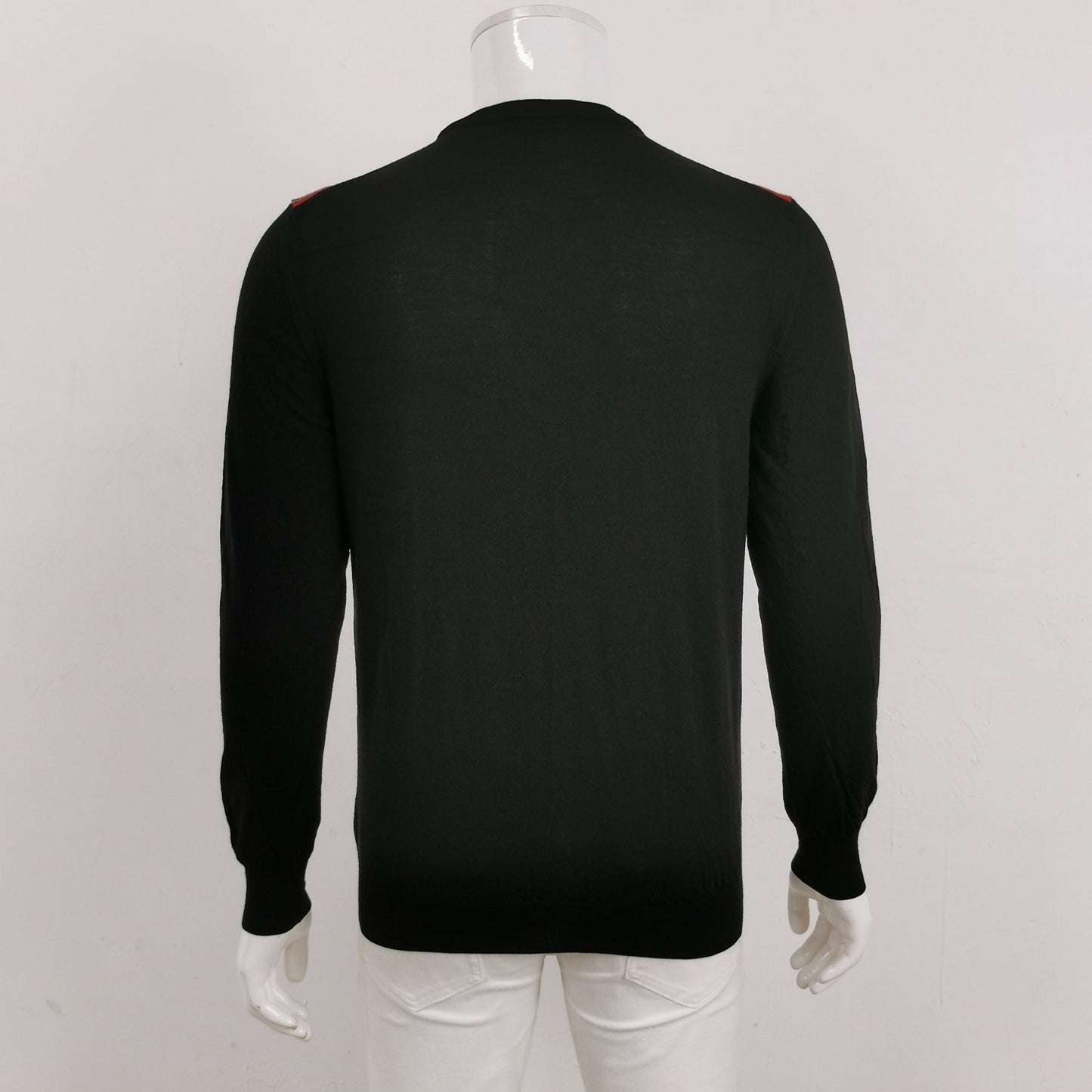 Dior Wool Color-Block Striped Crewneck Sweater L
