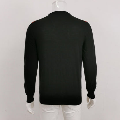 Dior Wool Color-Block Striped Crewneck Sweater L