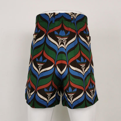 Gucci x Adidas Logo Print Striped Shorts