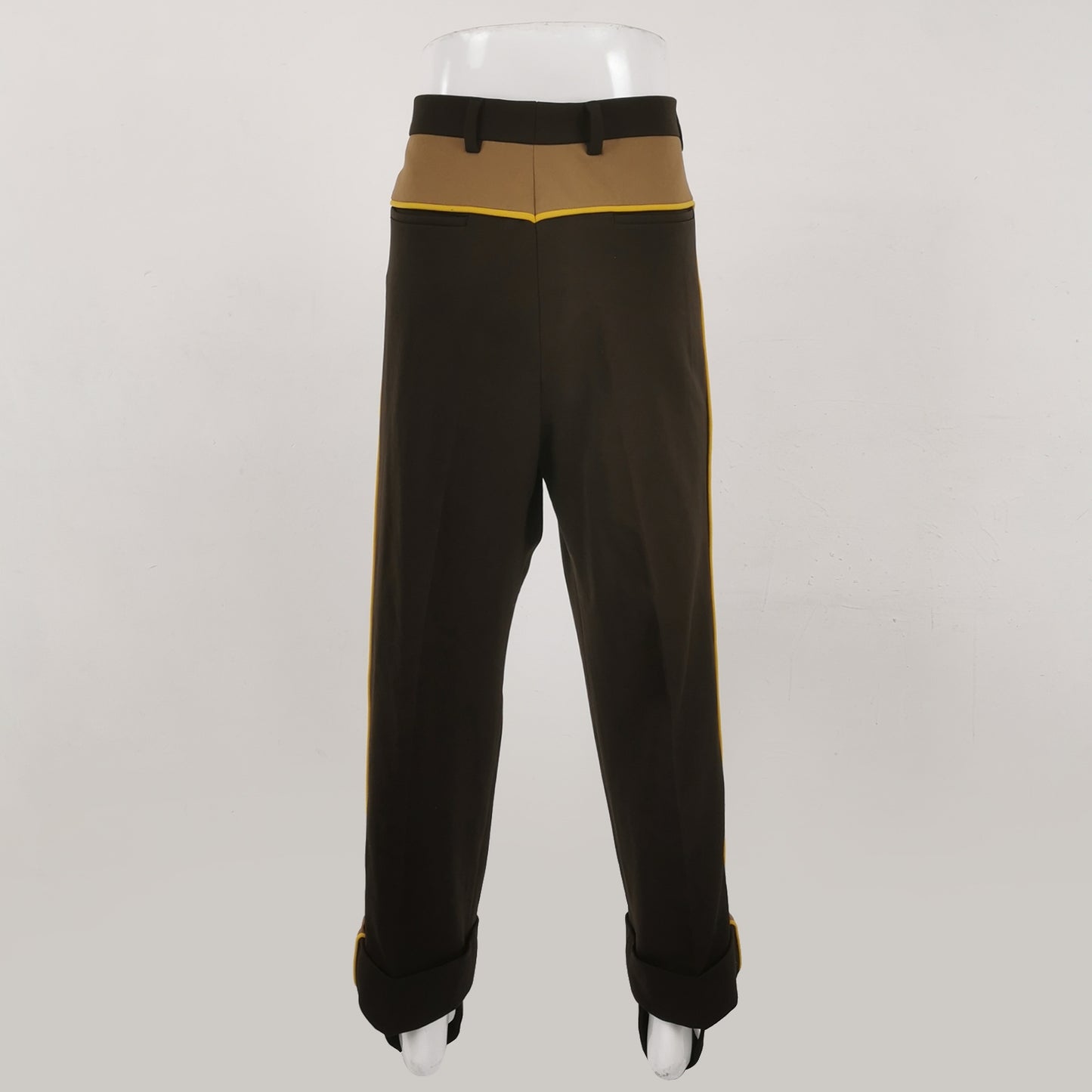 Prada Color-Block Drawstring Trousers XL