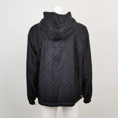 Louis Vuitton Monogram Hooded Zip Reversible Jacket L