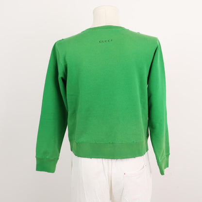 Gucci x Disney Donald Duck Print Green Sweatshirt XS