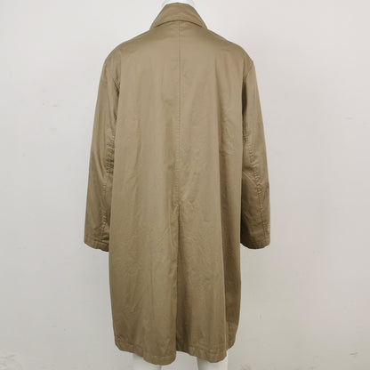 Balenciaga XS Cotton Solid Long-Sleeve Trench Coat