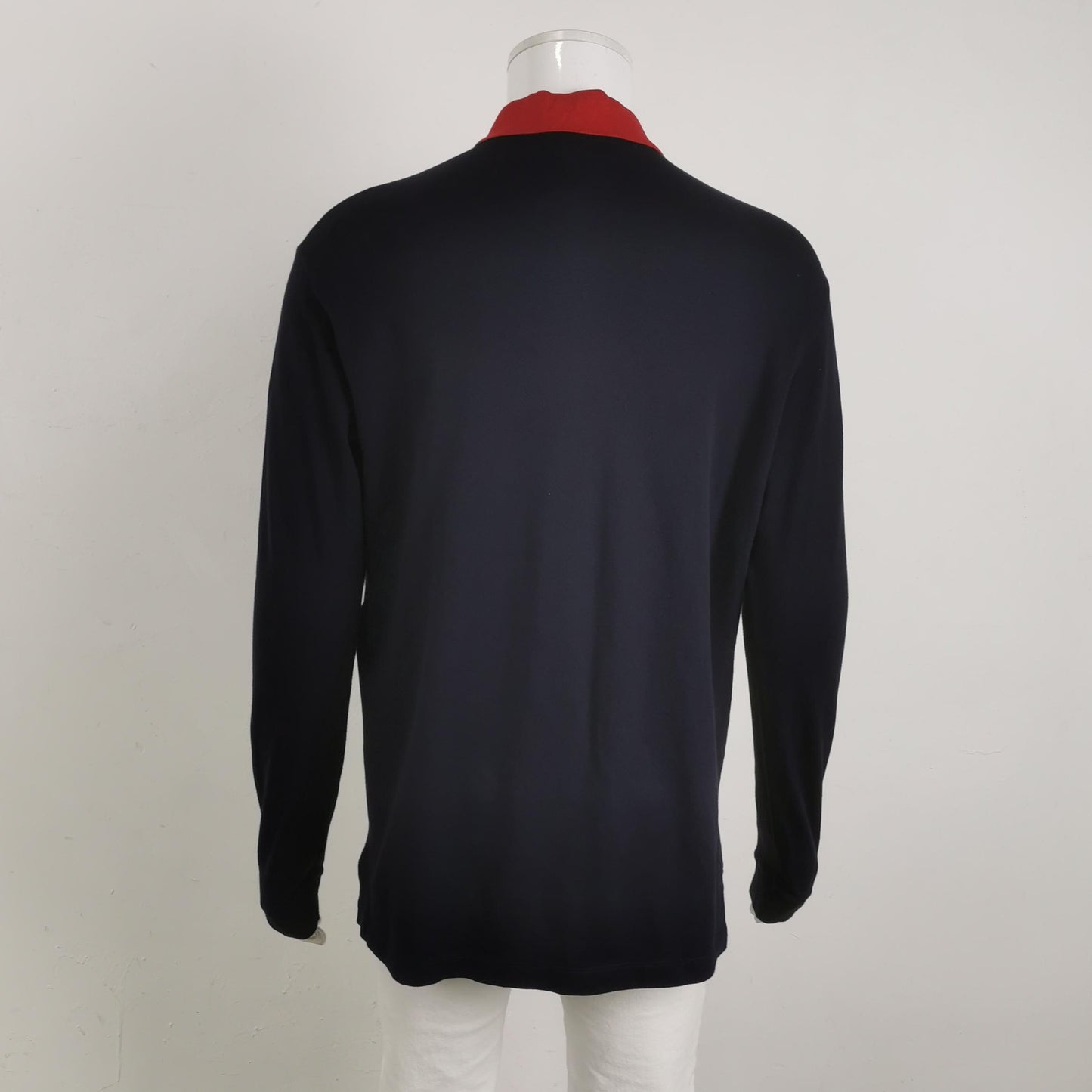 Gucci M Cotton Colorblock Collar Polo Shirt