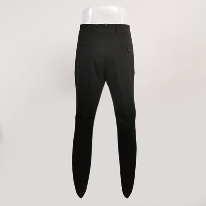 Prada Solid Color Buttoned Trousers (Size 48)