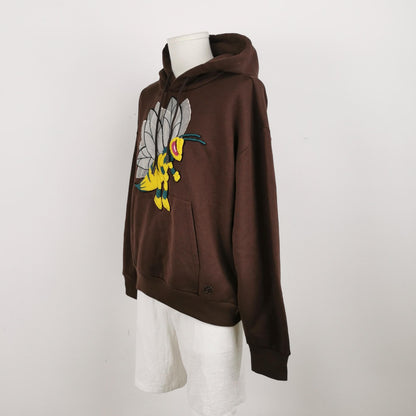 Louis Vuitton Brown Bee Graphic Hoodie M